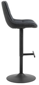Szürke állítható magasságú bárszék (ülésmagasság 65 cm) Adisa – Actona
