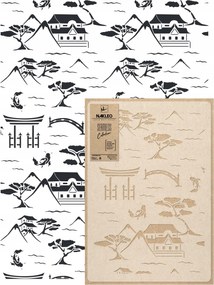 Festősablon Ismételhető Többször felhasználható 59x95cm Tapéta Japán Táj