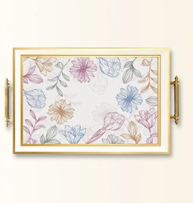 Üveg tálca, 38×24 cm – TPB9791