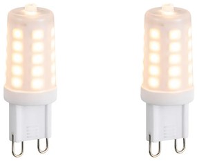 2 db-os G9 szabályozható opál LED izzó készlet 3W 250 lm 2200K