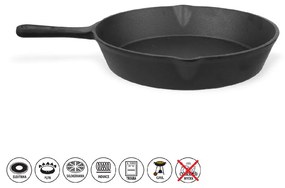 Grill öntöttvas serpenyő ø 25 cm LITINA – Orion