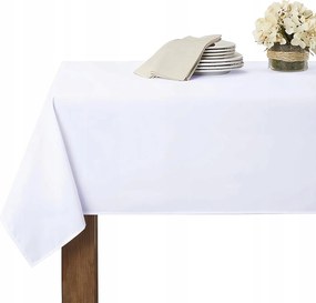 Fehér Abrosz 140x320 Vastag Matt Sima Univerzális Asztalra