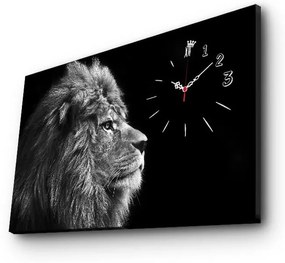 Lion dekoratív falióra, 45 x 70 cm