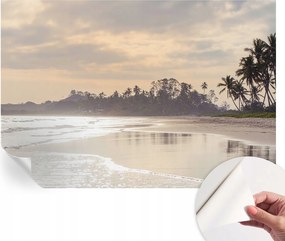 Dekoratív Öntapadós Tapéta Divatos Minták Tengerparti Reggel 152x104 cm