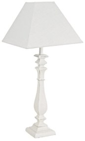 AJACCIO fehér szövet asztali lámpa