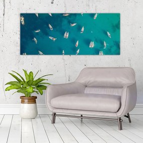 Kép - Vitorlások (120x50 cm)