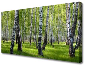 Vászonkép falra Erdei fák Természet 140x70 cm