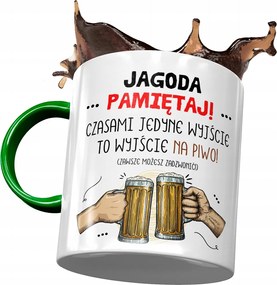 Zöld Bögre Bogyó Feleség Barátnő Ajándék Nyomtatott Fotóval