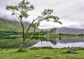 Poszter 100x70cm Kilchurn kastély, Assaf Frank
