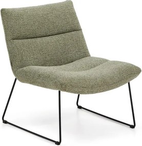 Zöld zsenília fotel Asen – Kave Home