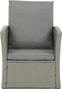 Kerti ülőgarnitúra, polyrattan, szürke, AZS-A1523 GREY