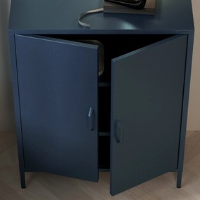 Szafka z półkami VITO, 800 x 1015 x 400 mm, Modern: granatowa