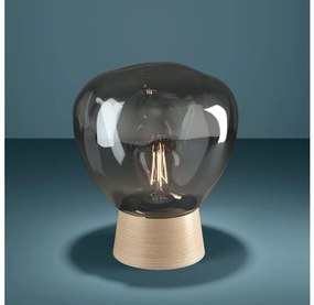 Eglo 390321 - Asztali lámpa MAGACELA 1xE27/40W/230V füstös