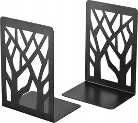 Könyvtámasz Csúszásgátló Fém Fekete Könyvtámasz Állvány 2 Db