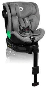 Lionelo - Forgatható autós gyerekülés bázissal HARMONY i-Size 40-150 cm fekete/szürke