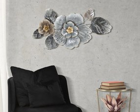 Vas falpanel szürke -b- 84x9,5x48cm