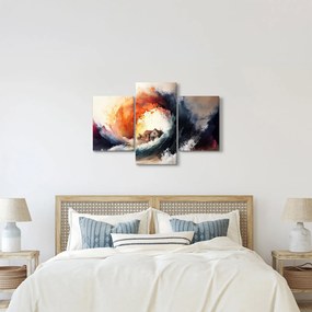 Kép - Az árvíz örvényében, akvarell (90x60 cm)