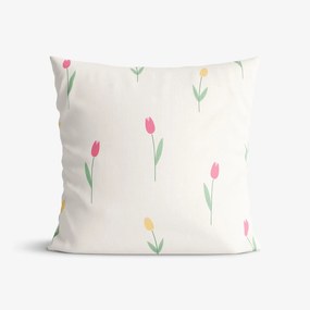 Goldea pamut párnahuzat - tulipánok 50 x 70 cm