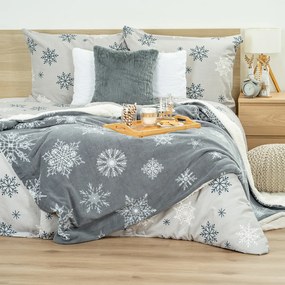 4Home Silent Snowfall gyapjú hatású pléd, 150 x 200cm