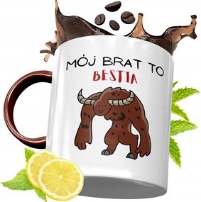 Bordó Bögre Testvérnek Születésnapra Ajándék fényképes nyomattal