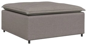 tópszínű moduláris kanapé lábzsámoly modul 100x100x48 cm