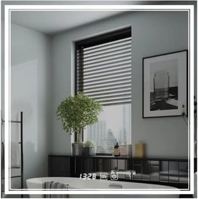 IREDA Fürdőszobatükör LED világítással 80 x 80 cm