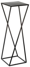 Virágállvány 70x24 cm fekete színben