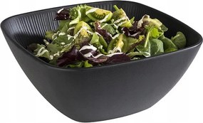 Saláta tálaló melaminból 25x25 cm Nero
