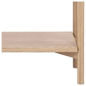 Natúr színű könyvespolc tölgyfa dekorral 86x160x30 cm Braidwood – Actona