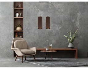 AVALO függeszték 2xE27/60W/230V barna/réz