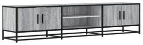szürke sonoma színű szerelt fa TV-szekrény 180 x 35 x 41 cm