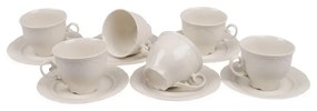 Elegance 6 db-os porcelán csésze és csészealj szett, 150 ml - Kutahya