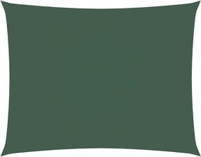 vidaXL sötétzöld téglalap alakú oxford-szövet napvitorla 3 x 4,5 m