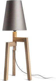 RENDL CONNY 25/30 asztali lámpaernyő Monaco galambszürke/ezüst PVC max. 23W