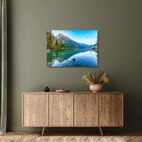 Üveg kép - Hintersee-tó (70x50 cm)