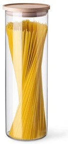 Simax 5132 üvegedény fa fedéllel, 1,8 l