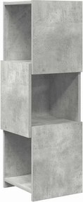 vidaXL Sarokszekrény Beton Szürke 30,5x30x95cm Faanyag