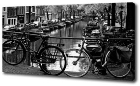 Vászon nyomtatás Amszterdam kerékpárok oc-5974045