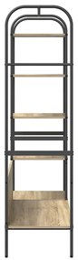 Ruhafogó polcokkal tárolóval Barna 120 x 44 x 160 cm Faanyag