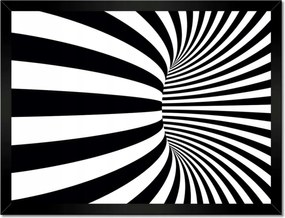 Poszterek keretben 40x30 Absztrakt fekete-fehér