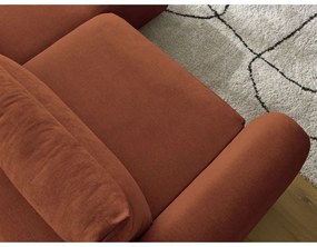 Narancssárga sarokkanapé Aden – Bobochic Paris