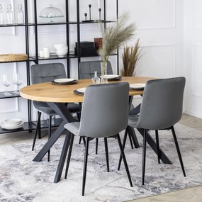 Szürke Bársony Étkezőszék. PERU