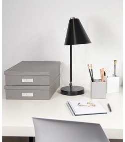 Oskar szürke irattartó doboz címkével, A4 - Bigso Box of Sweden