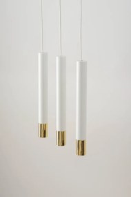 SIGMA LIGHTING 33388 SOPEL Többágú Függesztett Lámpa Fehér, Arany GU11 IP20