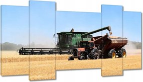 Képek 120x65 Kombájn az aratás során