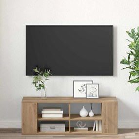 Fali TV szekrény kézműves tölgy 102 x 35 x 35 cm Faanyag