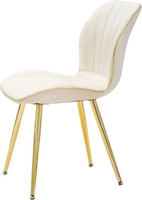 Krémszínű étkezőszék szett 2 db-os Paris – Mauro Ferretti