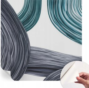 Fotótapéta Fali tapéta Hálószobába és Nappaliba Folyékony vonalak 250x250 cm