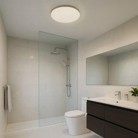 Rabalux 75057 - TOMA LED fürdőszobai mennyezeti lámpa, 18 W, 230 V, IP44, Ø 34 cm