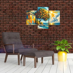 Kép - Ház narancsokkal I. (90x60 cm)
